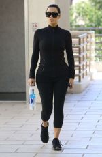 KIM KARDASHIAN Arrives at Barry