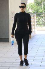 KIM KARDASHIAN Arrives at Barry