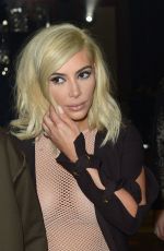 KIM KARDASHIAN at Lanvin Fashion Show in Paris
