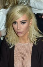 KIM KARDASHIAN at Lanvin Fashion Show in Paris