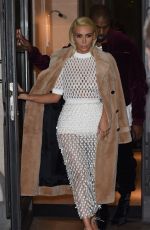 KIM KARDASHIAN Leaves Her Hotel in Paris 0603