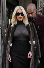 KIM KARDASHIAN Out and About in Paris 1103