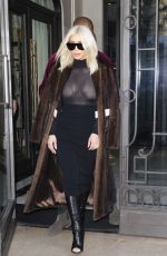 KIM KARDASHIAN Out and About in Paris 1103
