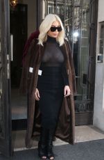 KIM KARDASHIAN Out and About in Paris 1103