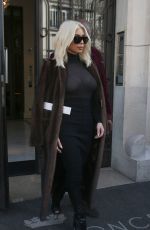 KIM KARDASHIAN Out and About in Paris 1103