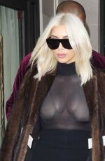 KIM KARDASHIAN Out and About in Paris 1103