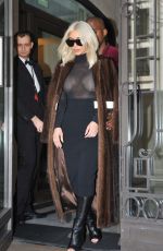 KIM KARDASHIAN Out and About in Paris 1103