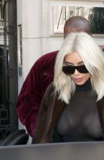 KIM KARDASHIAN Out and About in Paris 1103