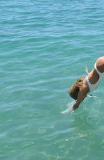 KIMBERLEY GARNER in Swimsuit at a Beach in Cannes