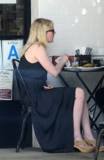 KIRSTEN DUNST Dines at Joan