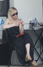 KIRSTEN DUNST Dines at Joan