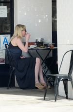 KIRSTEN DUNST Dines at Joan