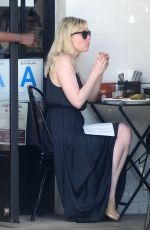 KIRSTEN DUNST Dines at Joan