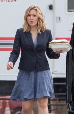 KRISTEN BELL on the Set of Michelle Darnell in Atlanta