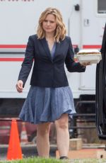 KRISTEN BELL on the Set of Michelle Darnell in Atlanta