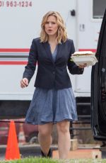 KRISTEN BELL on the Set of Michelle Darnell in Atlanta