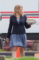 KRISTEN BELL on the Set of Michelle Darnell in Atlanta