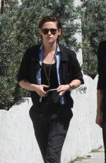 KRISTEN STEWART Heading to Richard Glatzer Memorial Service in West Hollywood