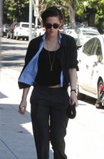 KRISTEN STEWART Heading to Richard Glatzer Memorial Service in West Hollywood