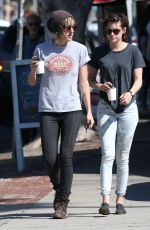 KRISTEN STEWART Out for Coffee in Los Angeles