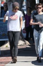 KRISTEN STEWART Out for Coffee in Los Angeles