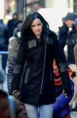 KRYSTEN RITTER at A.K.A. Jessica Jones Set in New York 2403