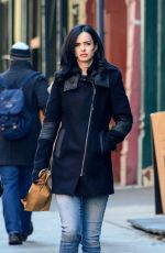 KRYSTEN RITTER at A.K.A. Jessica Jones Set in New York 2403