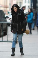 KRYSTEN RITTER at A.K.A. Jessica Jones Set in New York 2403