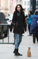 KRYSTEN RITTER at A.K.A. Jessica Jones Set in New York 2403