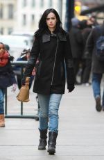 KRYSTEN RITTER at A.K.A. Jessica Jones Set in New York 2403