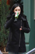 KRYSTEN RITTER at A.K.A. Jessica Jones Set in New York 2403