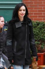 KRYSTEN RITTER at A.K.A. Jessica Jones Set in New York 2403