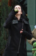 KRYSTEN RITTER at A.K.A. Jessica Jones Set in New York 2403