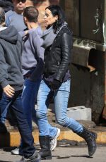 KRYSTEN RITTER on the Set of A.K.A. Jessica Jones in New York 0903