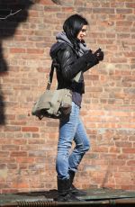 KRYSTEN RITTER on the Set of A.K.A. Jessica Jones in New York 0903