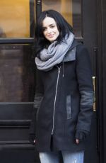 KRYSTEN RITTER on the Set of A.K.A. Jessica Jones in new York 1103