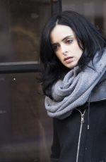 KRYSTEN RITTER on the Set of A.K.A. Jessica Jones in new York 1103