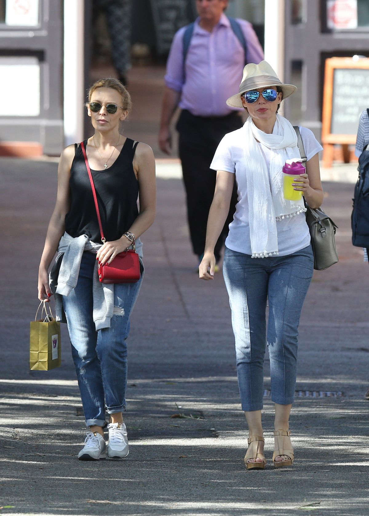 KYLIE and DANNII MINOGUE Out and About in Melbourne ...