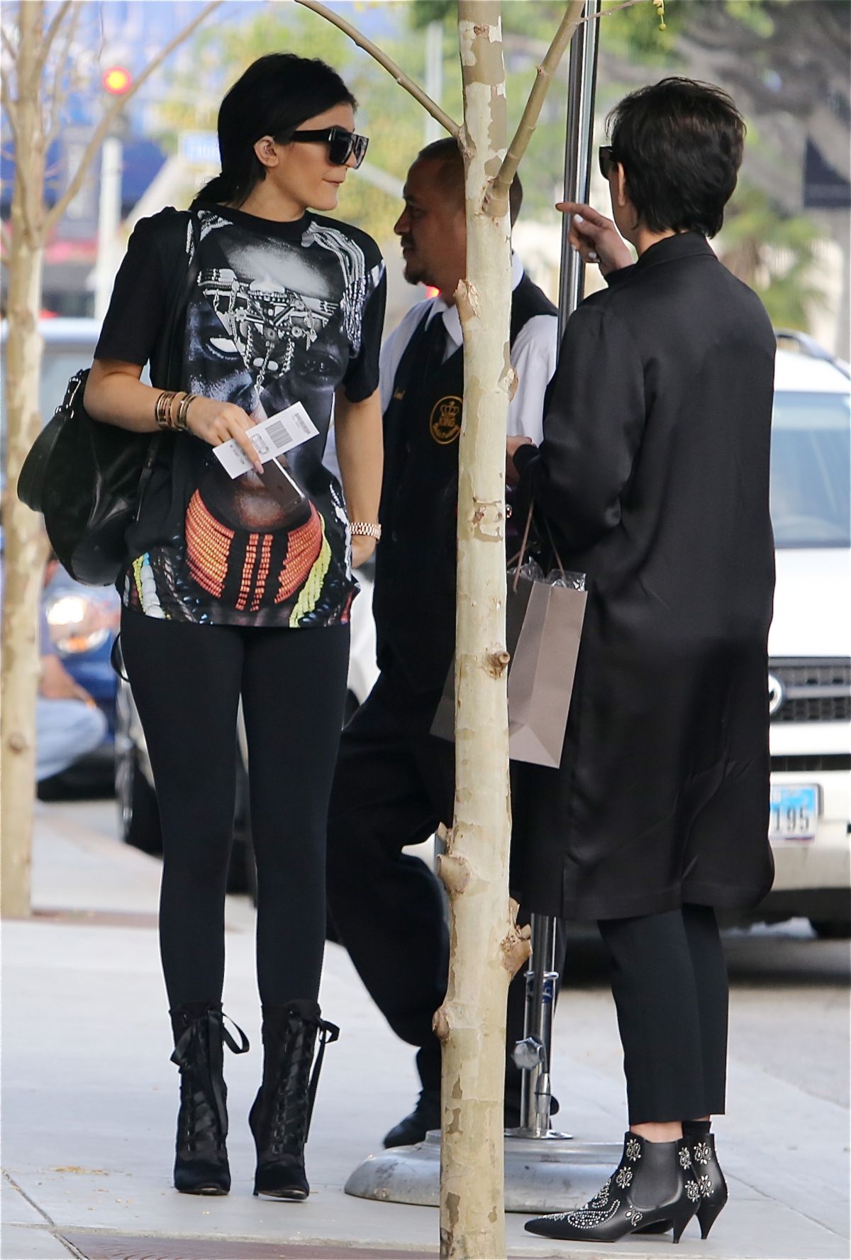 KYLIE and KRIS JENNER Out and About in Los Angeles - HawtCelebs ...