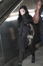 KYLIE JENNER Arrives at Los Angeles International Airport 0303