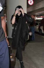 KYLIE JENNER Arrives at Los Angeles International Airport 0303