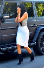KYLIE JENNER in Tights Out and About in West Hollywood 0603