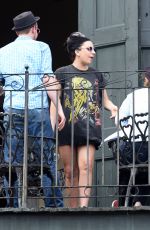 LADY GAGA Arrives at a Brunch in New Orleans