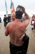 LADY GAGA at 2015 Polar Plunge in Chicago