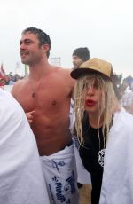 LADY GAGA at 2015 Polar Plunge in Chicago