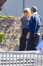 LADY GAGA at Broad Beach Club in Malibu 2403