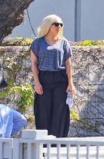 LADY GAGA at Broad Beach Club in Malibu 2403