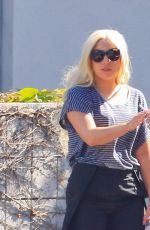 LADY GAGA at Broad Beach Club in Malibu 2403