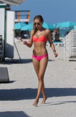LAUREN STONER in Bikini at a Beach in Miami 1503