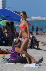 LAUREN STONER in Bikini at a Beach in Miami 1503